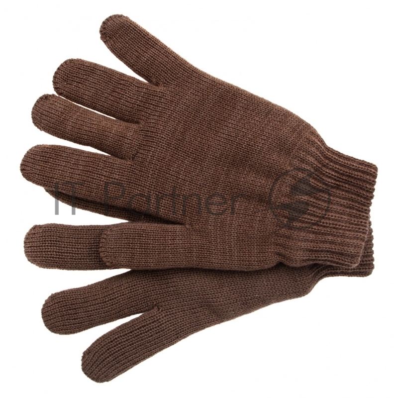 Перчатки трикотажные, двойные, полушерстяные, Россия// Сибртех