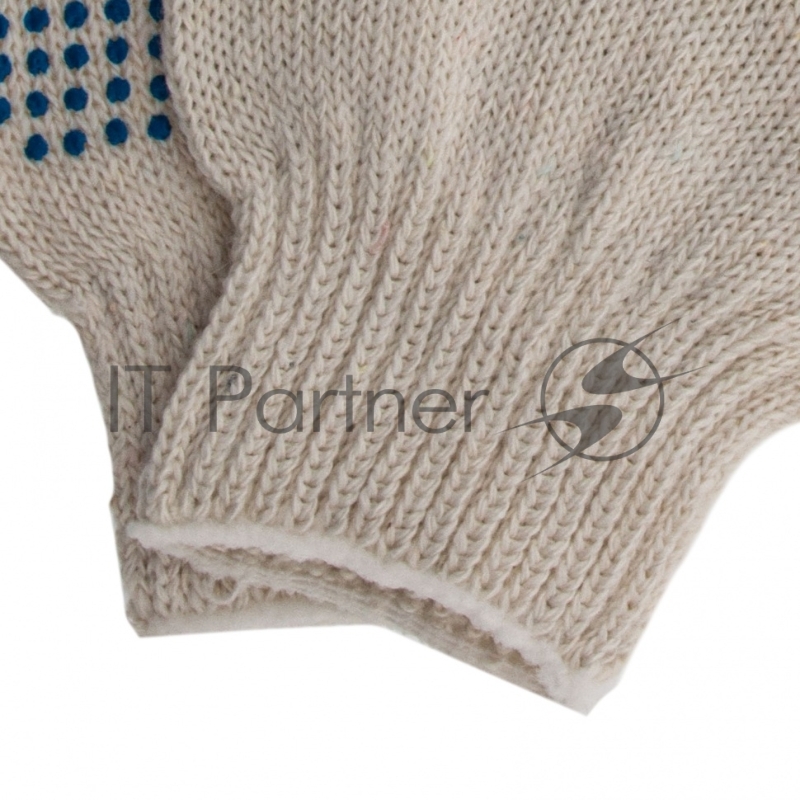 Перчатки трикотажные, с ПВХ точкой, 7 класс, Россия// Сибртех