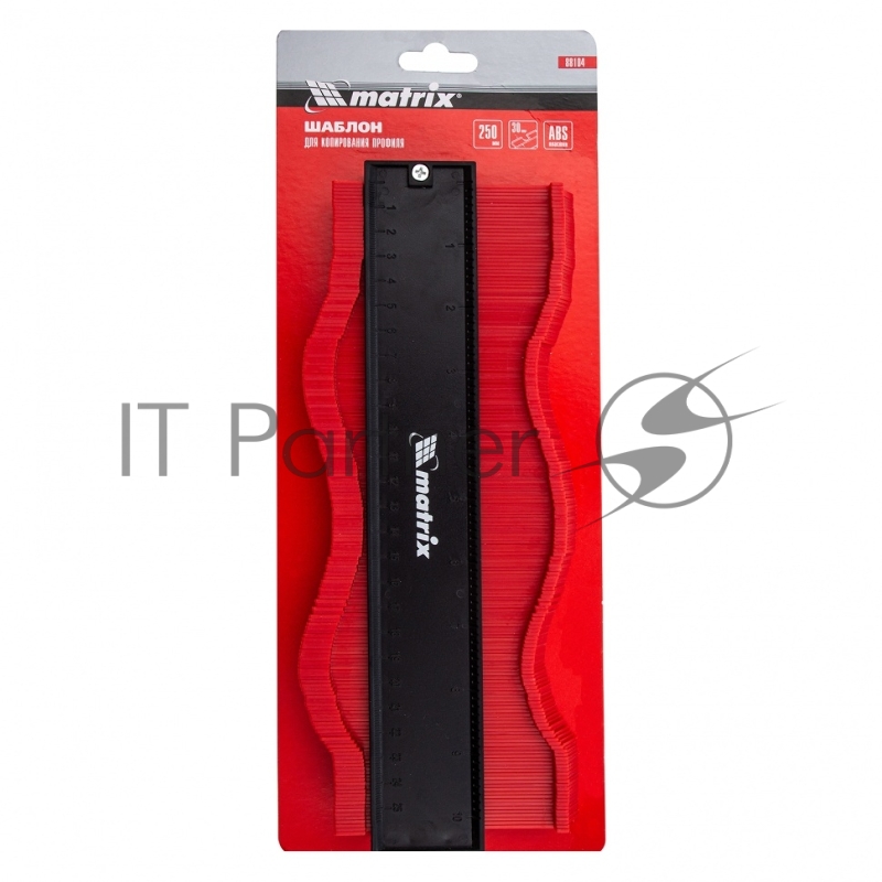 Шаблон для копирования профиля 25см, пластиковый// Matrix