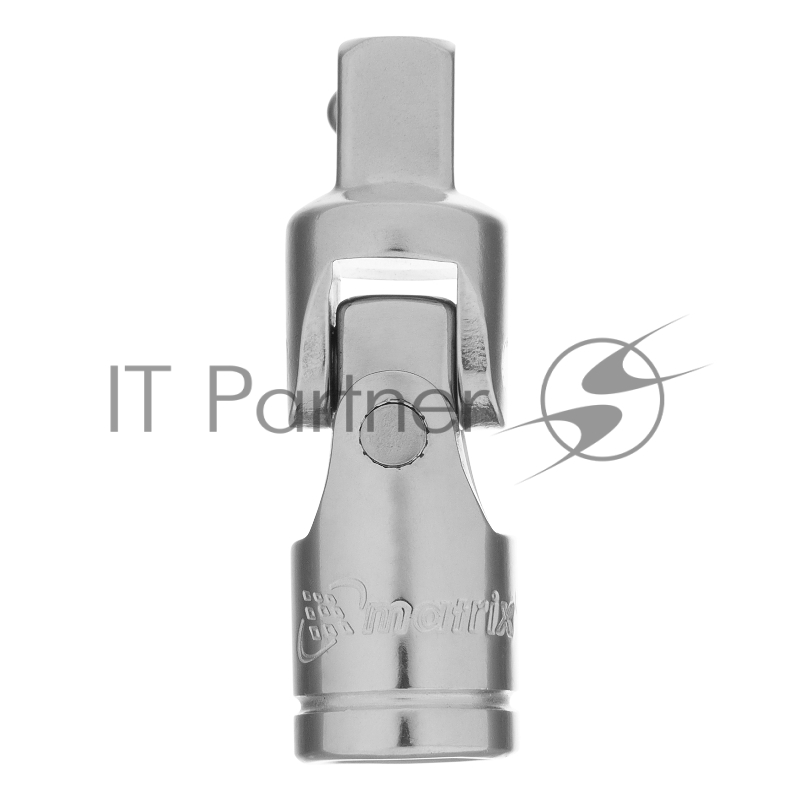 Шарнир карданный с квадратом 1/4, CrV, полированный хром// Matrix