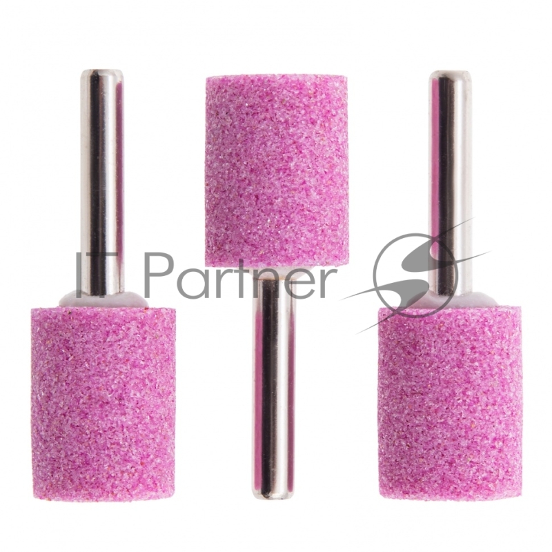 Шарошка абразивная, цилиндр, 19 x 25 мм, хвостовик 6 мм, F46, 3шт.// Matrix