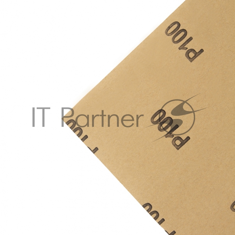 Шлифлист на бумажной основе, P 100, 230 х 280 мм, 10 шт., водостойкий// Matrix