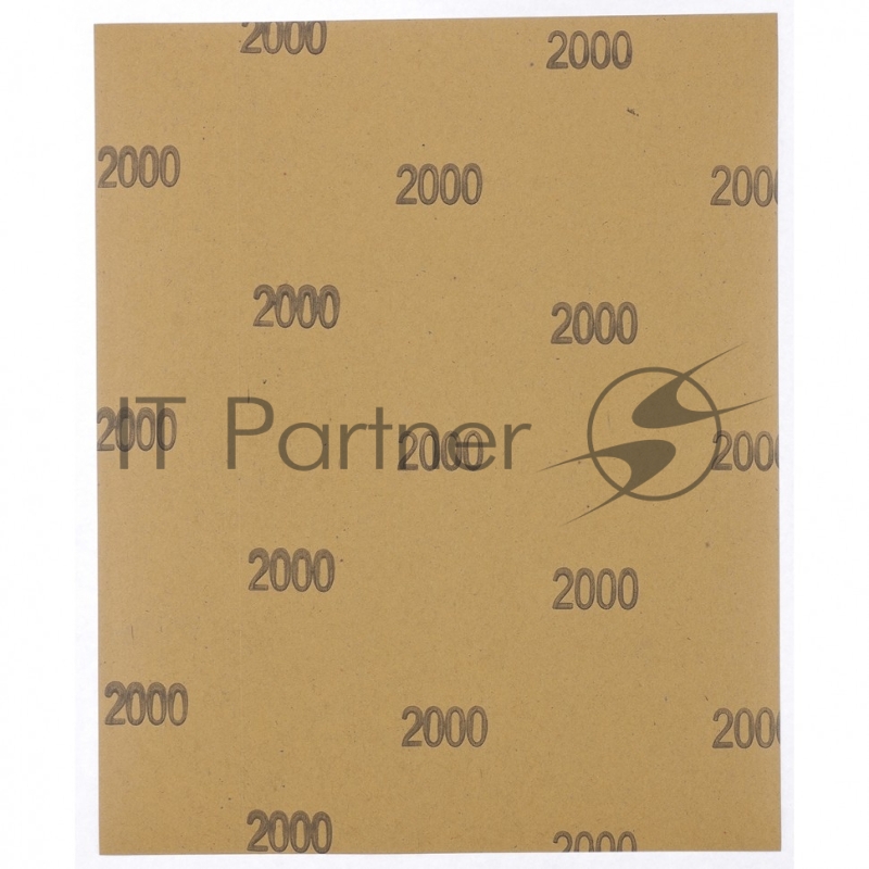 Шлифлист на бумажной основе, P 2000, 230 х 280 мм, 10 шт., водостойкий// Matrix