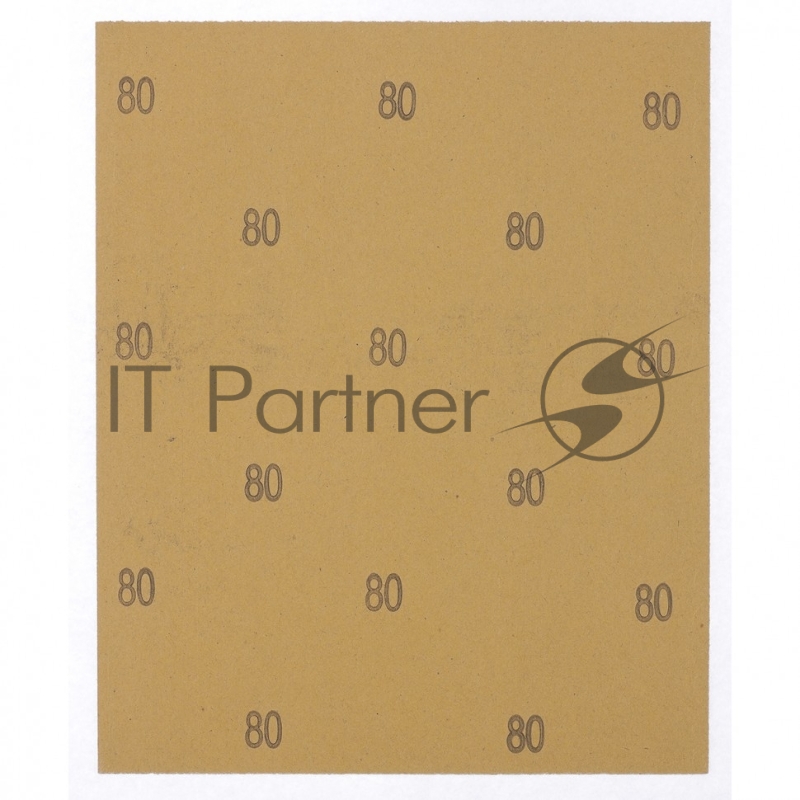 Шлифлист на бумажной основе, P 80, 230 х 280 мм, 10 шт., водостойкий// Matrix