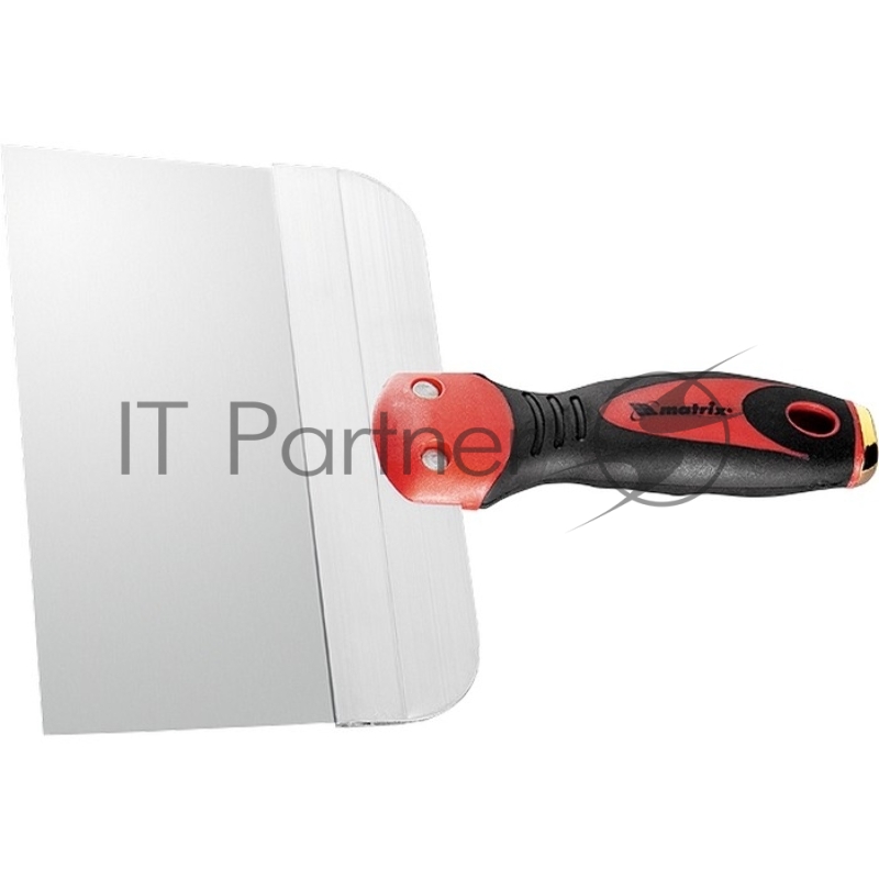 Шпатель фасадный из нержавеющей стали, 300 мм, 2-комп. ручка, широкое полотно// Matrix