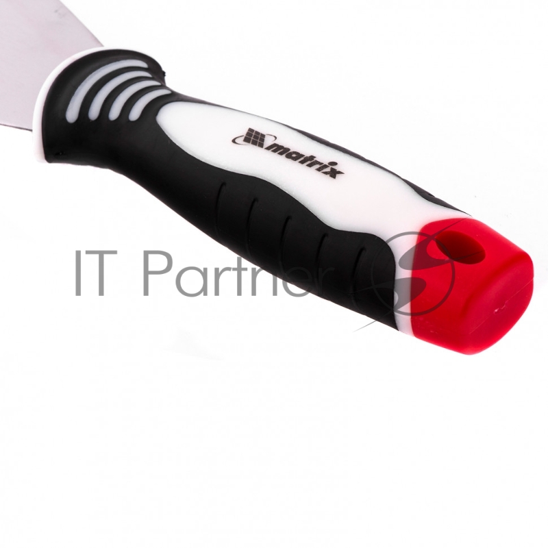 Шпательная лопатка из нержавеющей стали, 100 мм, 3-комп. ручка// Matrix