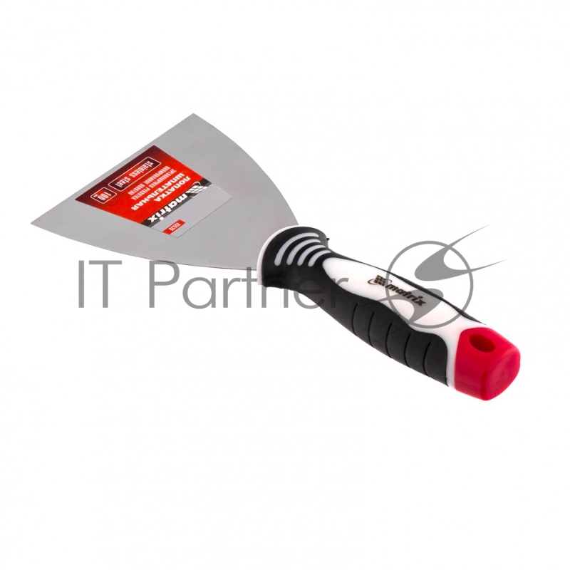 Шпательная лопатка из нержавеющей стали, 100 мм, 3-комп. ручка// Matrix