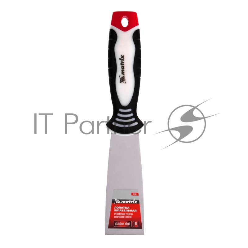 Шпательная лопатка из нержавеющей стали, 40 мм, 3-комп. ручка// Matrix