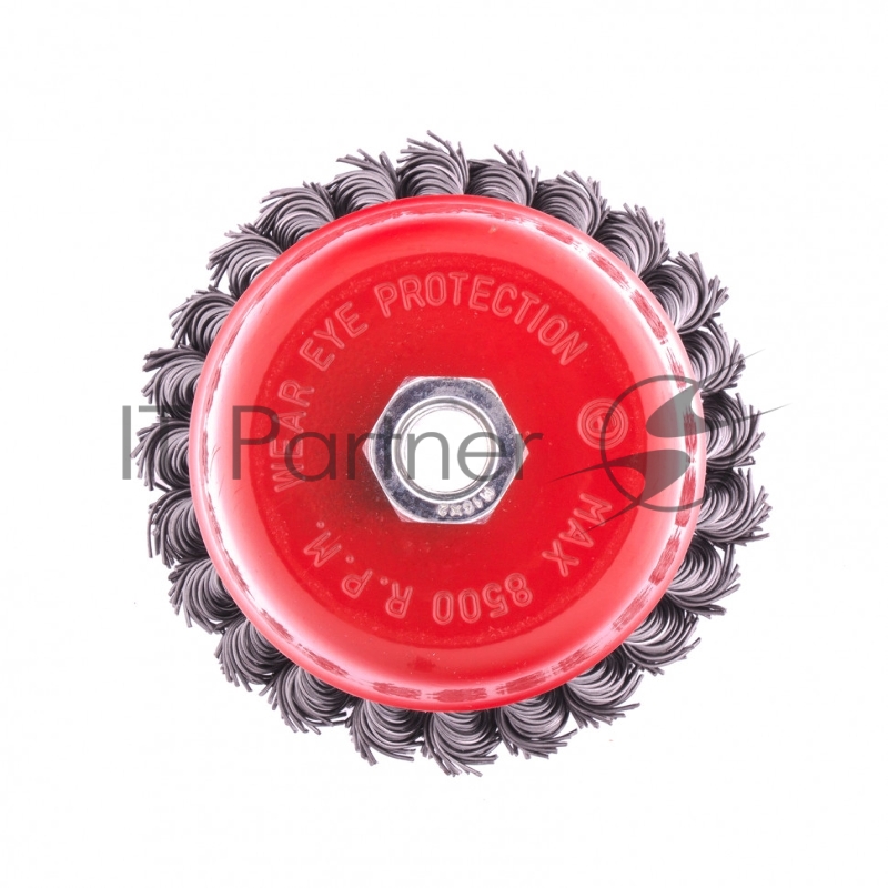 Щетка для УШМ, 100 мм, М14, Чашка, крученая проволока 0,8 мм// Matrix