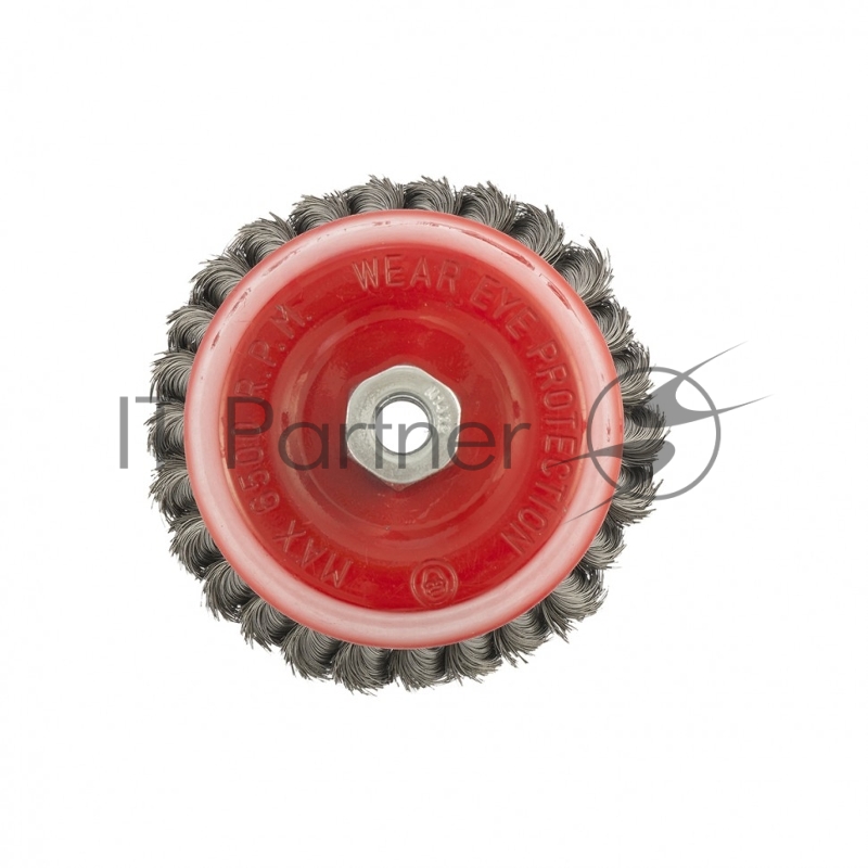 Щетка для УШМ, 125 мм, М14, Чашка, крученая проволока 0,35 мм// Matrix