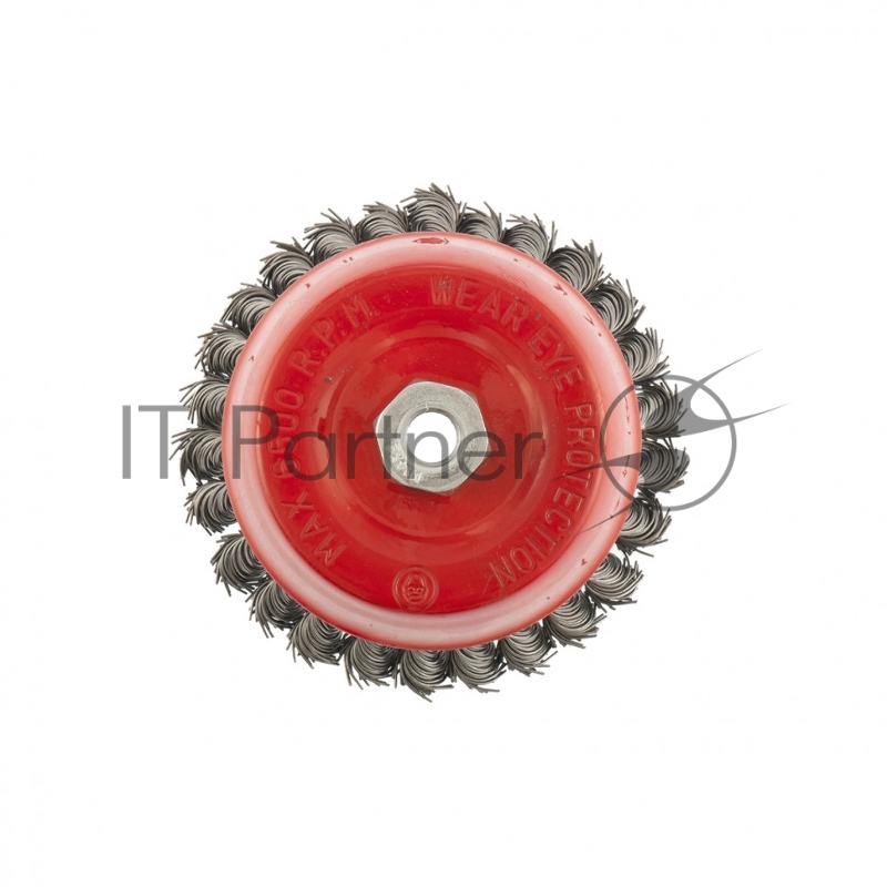 Щетка для УШМ, 125 мм, М14, Чашка, крученая проволока 0,8 мм// Matrix