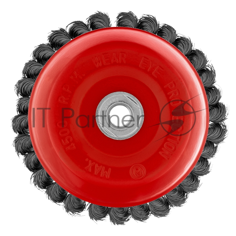 Щетка для УШМ, 150 мм, М14, Чашка, крученая проволока 0,35 мм// Matrix