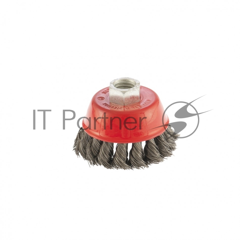 Щетка для УШМ, 65 мм, М14, Чашка, крученая проволока 0,35 мм// Matrix