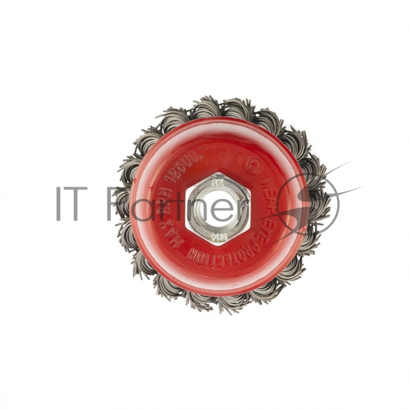 Щетка для УШМ, 75 мм, М14, Чашка, крученая проволока 0,8 мм// Matrix