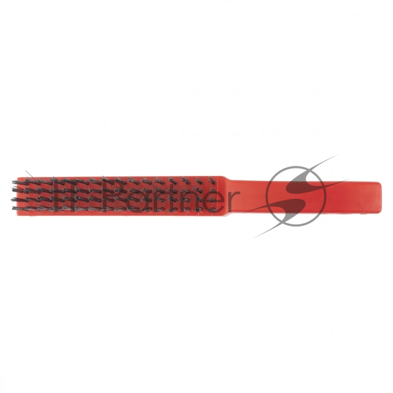 Щетка зачистная 4-х рядная, закаленная прямая проволока с пластиковой ручкой// Matrix