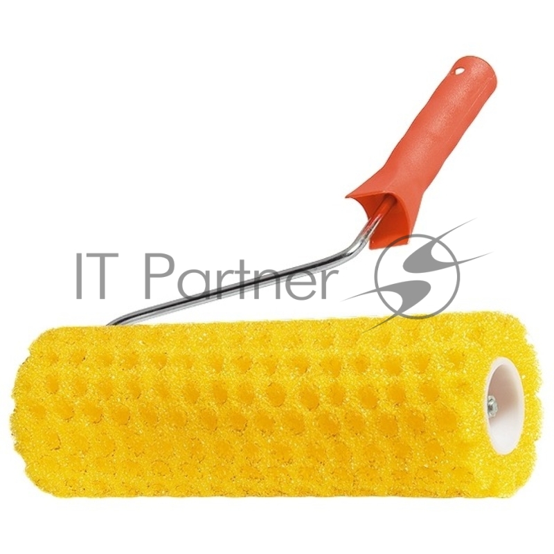 Валик СТРУКТУРНЫЙ поролоновый с ручкой, горошек, 230 мм, D - 80 мм, D ручки - 6 мм// MTX