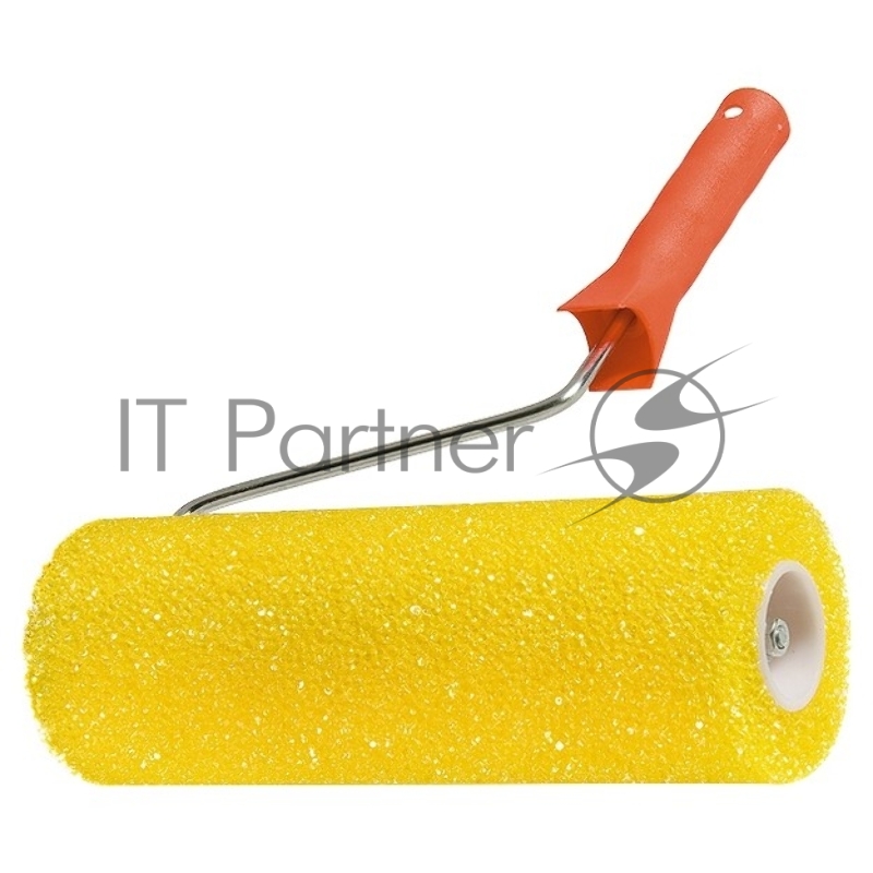 Валик СТРУКТУРНЫЙ поролоновый с ручкой, шероховатый, 230 мм, D - 80 мм, D ручки - 6 мм// MTX