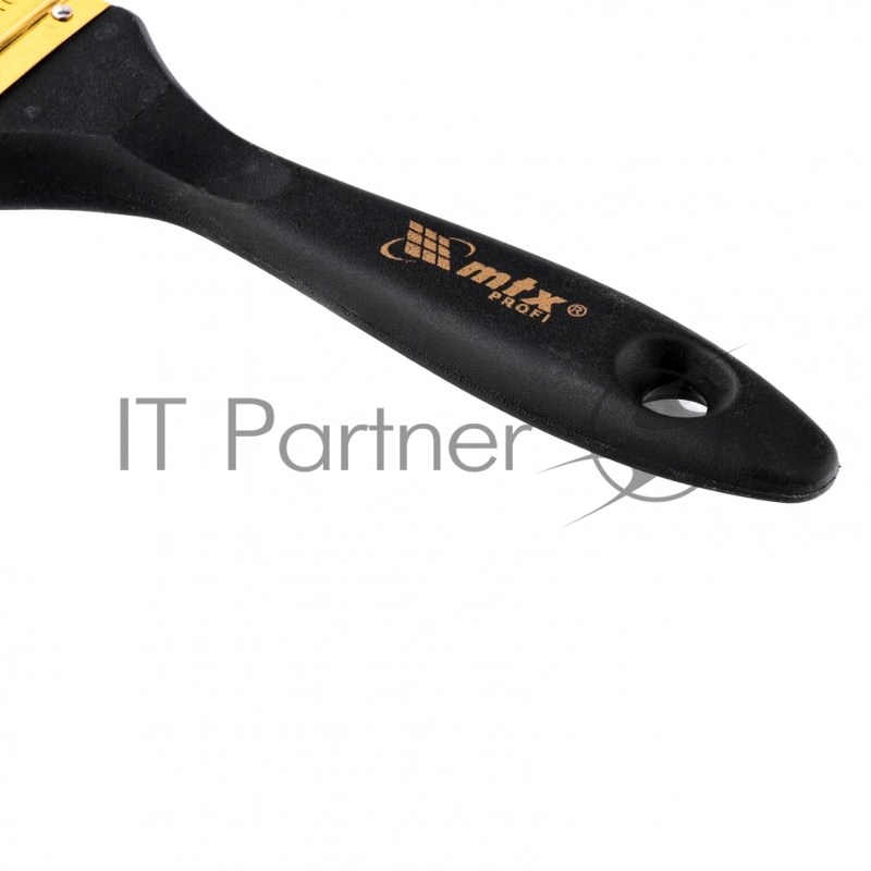 Кисть плоская Профи 1,5, натуральная щетина, деревянная ручка// MTX