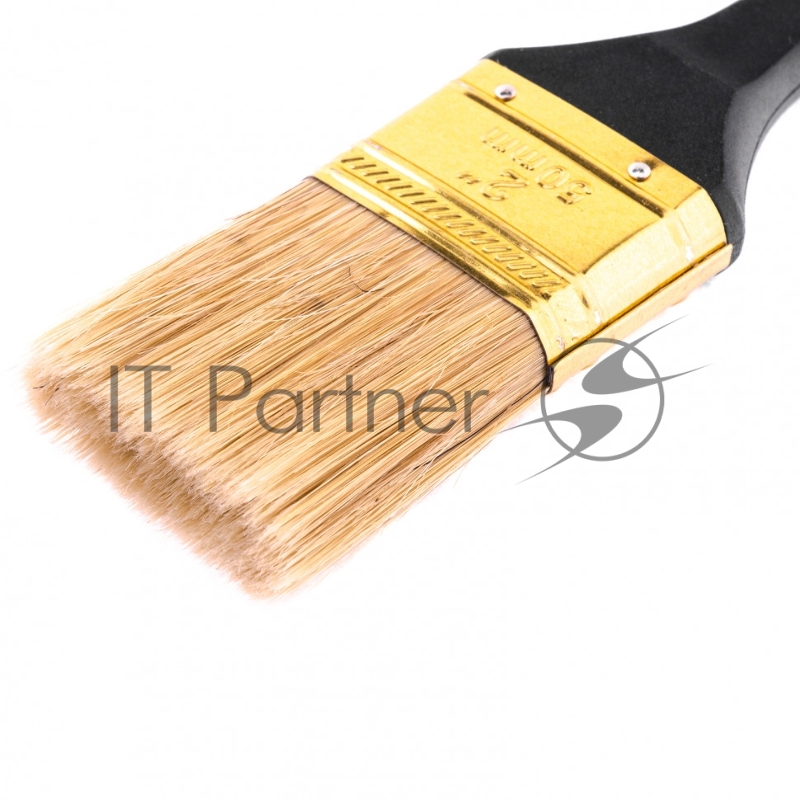 Кисть плоская Профи 2, натуральная щетина, пластмассовая ручка// MTX