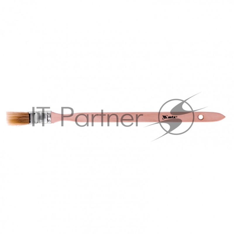 Кисть радиаторная 1, натуральная щетина, деревянная ручка// MTX