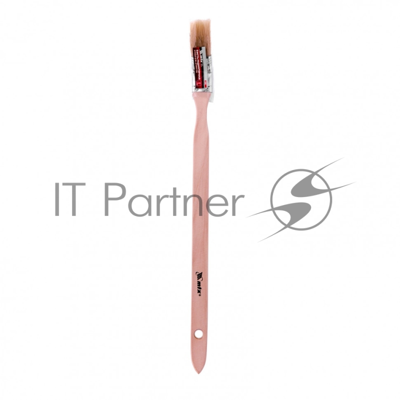 Кисть радиаторная 1, натуральная щетина, деревянная ручка// MTX