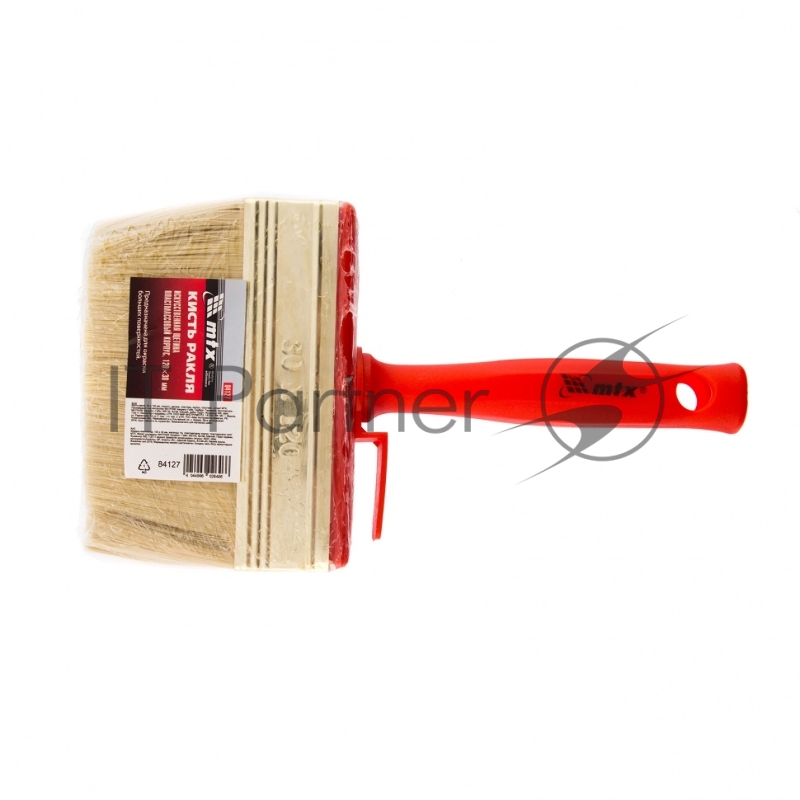 Кисть-ракля, 30 х 120 мм, искусст. щетина, пластмас. корпус, пластмас. ручка// MTX