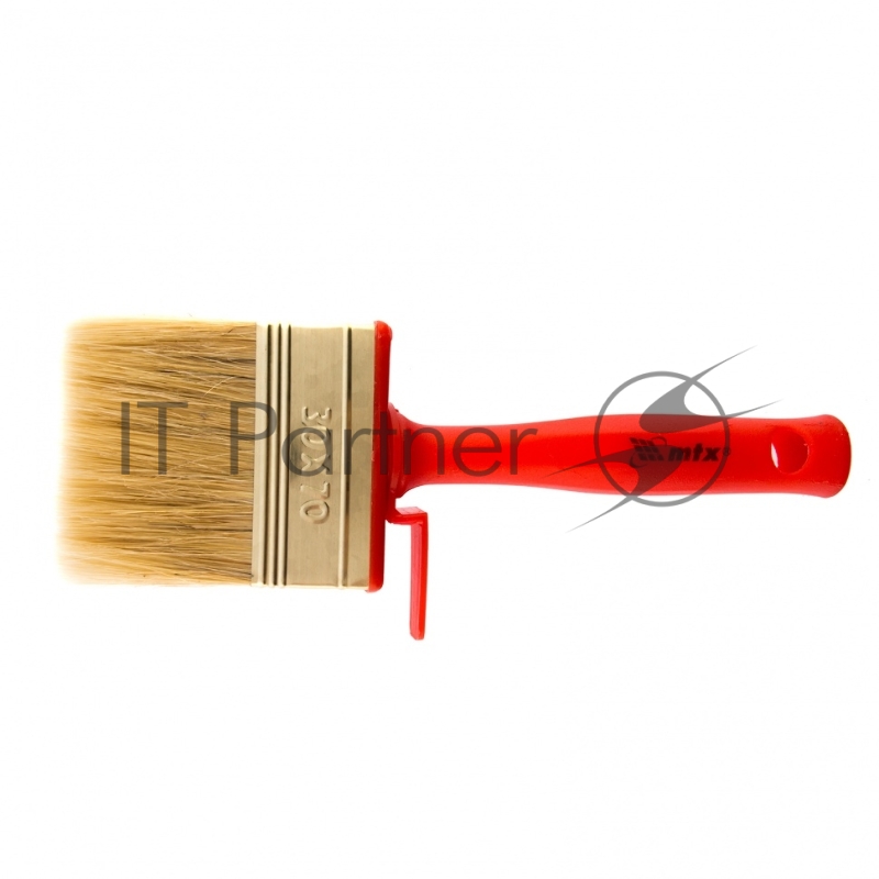 Кисть-ракля, 30 х 70 мм, натур. щетина, пластмас. корпус, пластмас. ручка// MTX