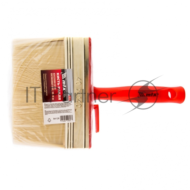 Кисть-ракля, 40 х 140 мм, искусст. щетина, пластмас. корпус, пластмас. ручка// MTX