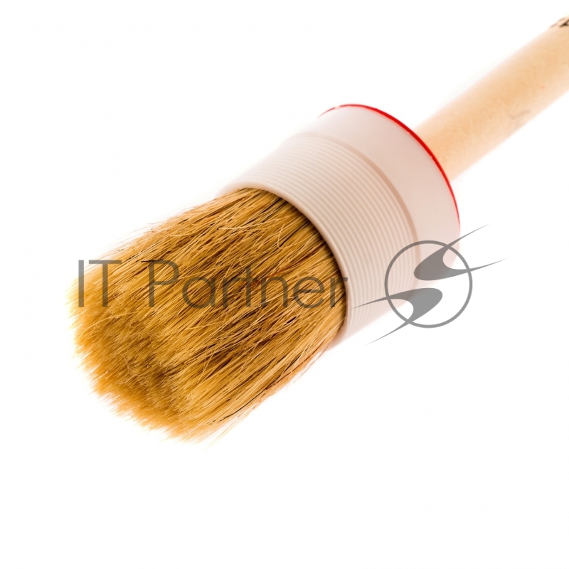 Кисть круглая №12 (45 мм), натуральная щетина, деревянная ручка// MTX