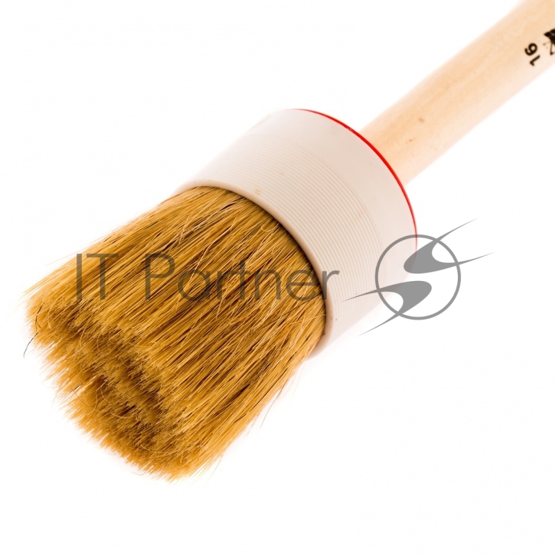 Кисть круглая №16 (55 мм), натуральная щетина, деревянная ручка// MTX