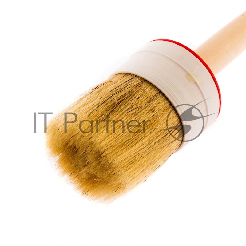 Кисть круглая №20 (65 мм), натуральная щетина, деревянная ручка// MTX