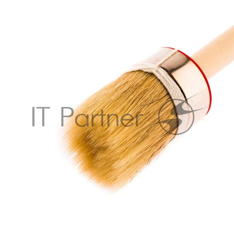 Кисть круглая Профи №10 (40 мм), натуральная щетина, деревянная ручка// MTX