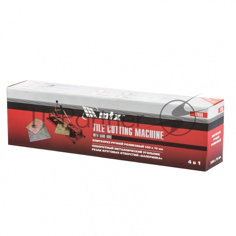 Плиткорез 500 х 16 мм, Балеринка, поворотный металлический угольник// MTX