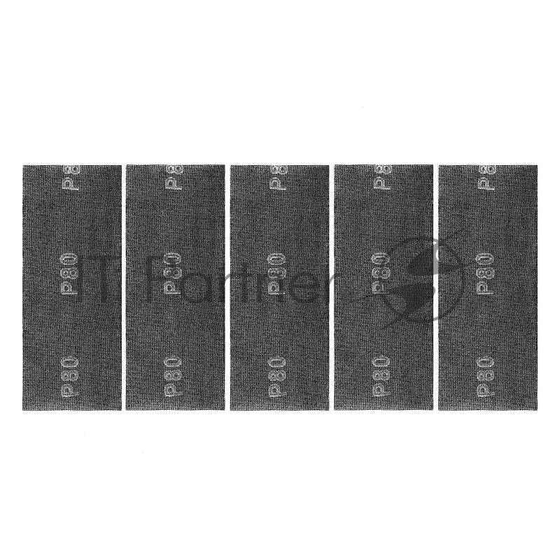 Сетка абразивная, P 80, 115 х 280 мм, 5 шт.// Сибртех