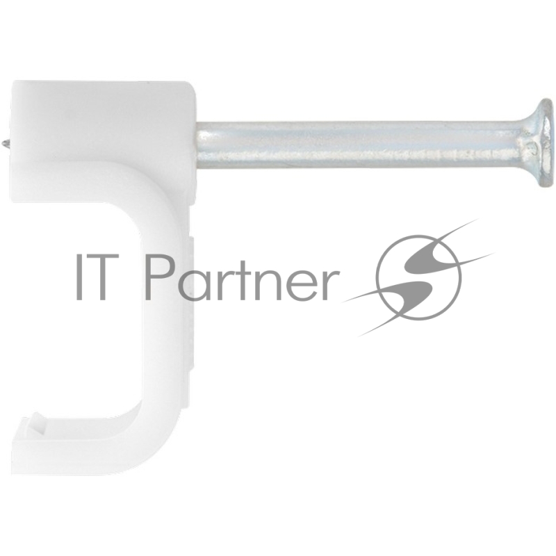 Скобы электроустановочные, 12 мм, прямоугольный профиль, 40 шт.// Сибртех