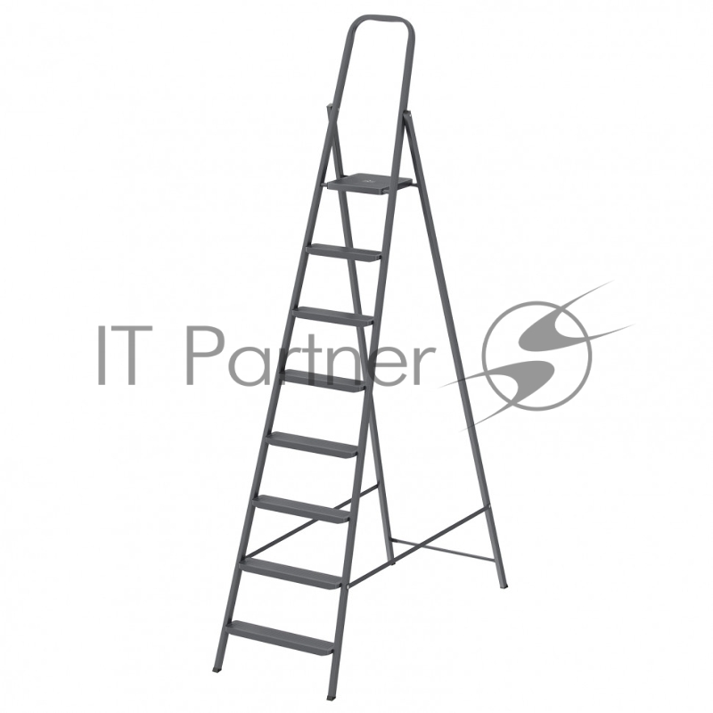 Стремянка 8 ступеней, компактная, стальная Россия// Сибртех