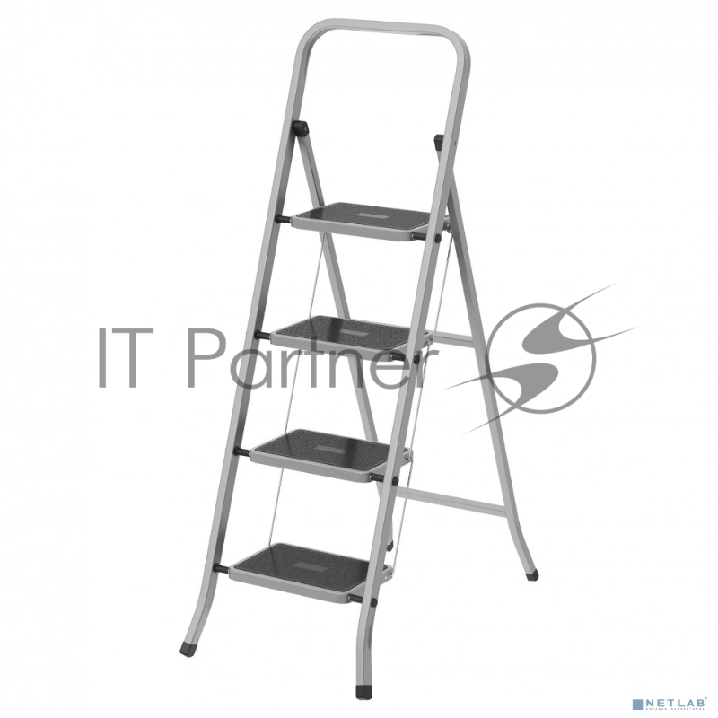 Стремянка стальная, 4 ступени с полимерным покрытием, Россия// Сибртех