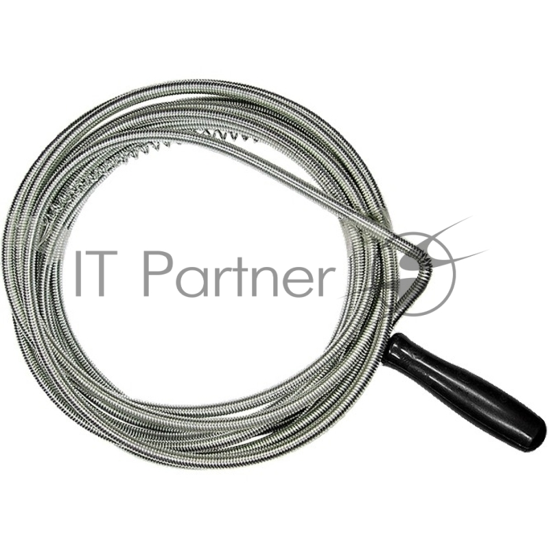 Трос для прочистки труб, длина 5 м, диаметр 6 мм// Сибртех