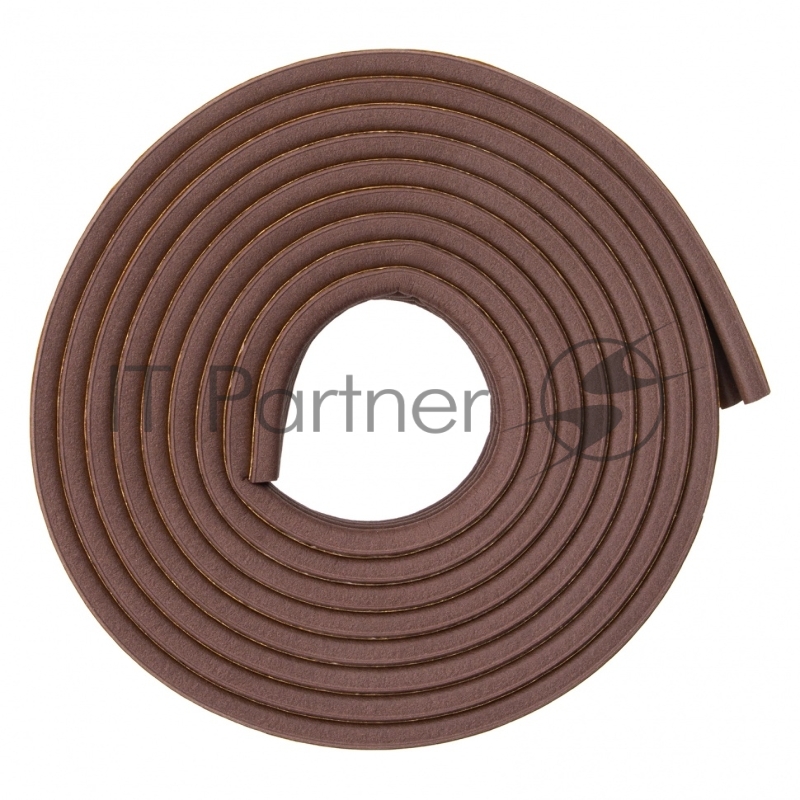 Уплотнитель резиновый, 12 м, профиль P, коричневый// Сибртех