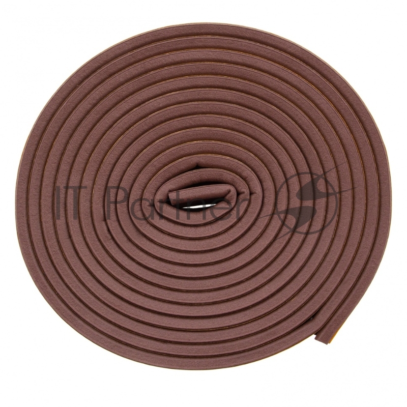 Уплотнитель резиновый, 24 м, профиль P, коричневый// Сибртех