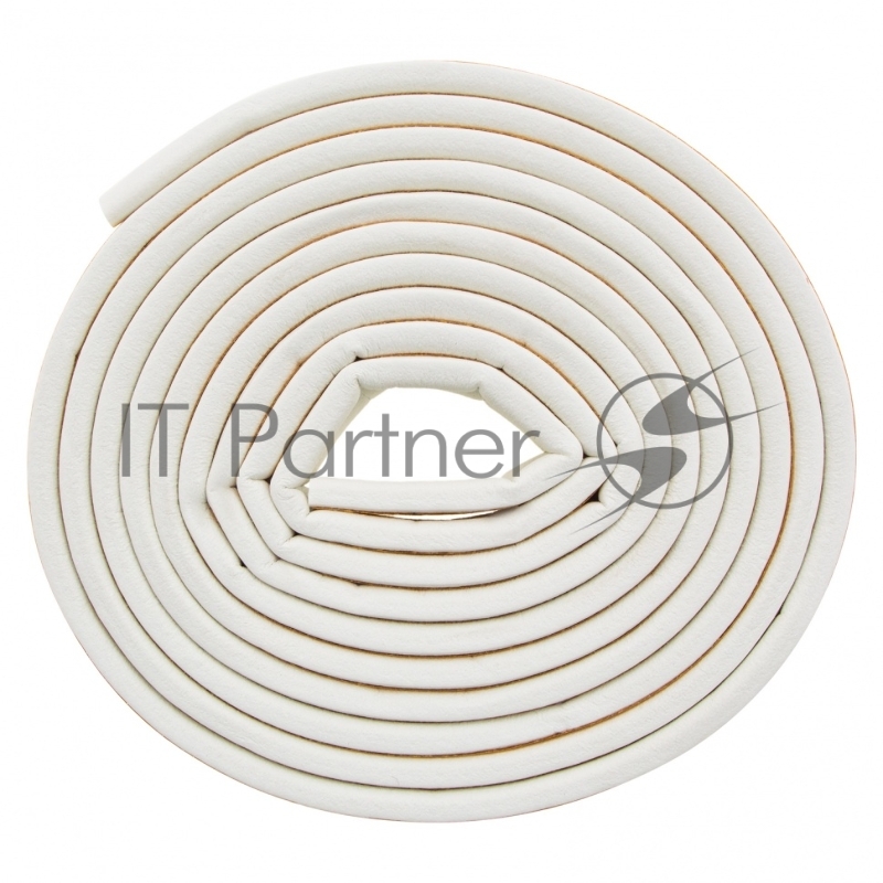 Уплотнитель резиновый, 6 м, профиль P, белый// Сибртех
