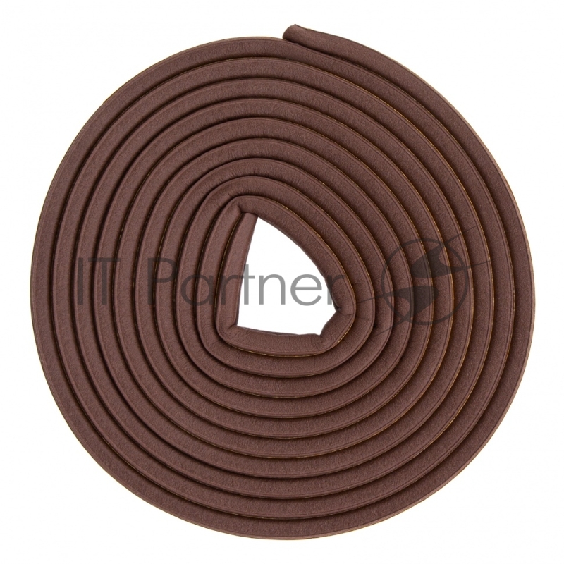 Уплотнитель резиновый, 6 м, профиль P, коричневый// Сибртех