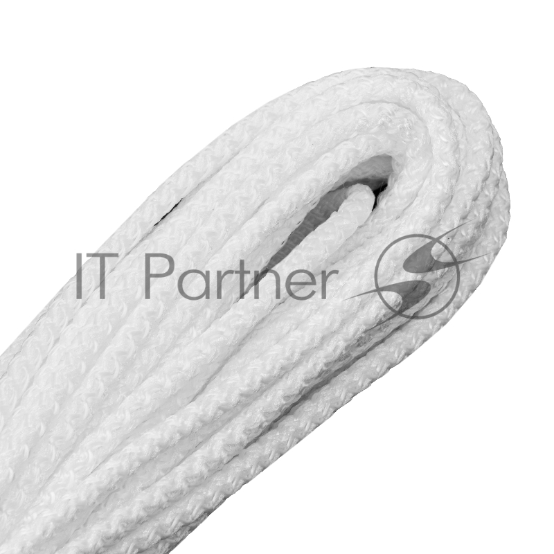 Шнур вязаный полипропиленовый с серд. белый, 7 мм, L20 м, Россия// Сибртех