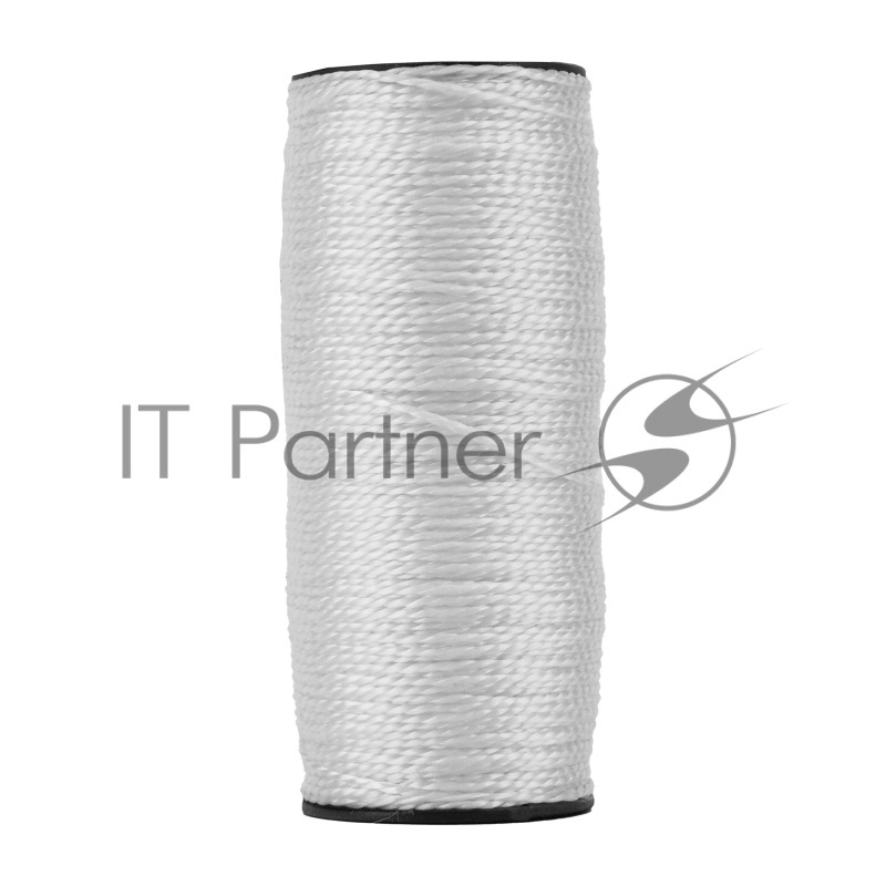 Шнур кручёный полипропиленовый, 1,5 мм, L 100 м, на катушке, Россия// Сибртех