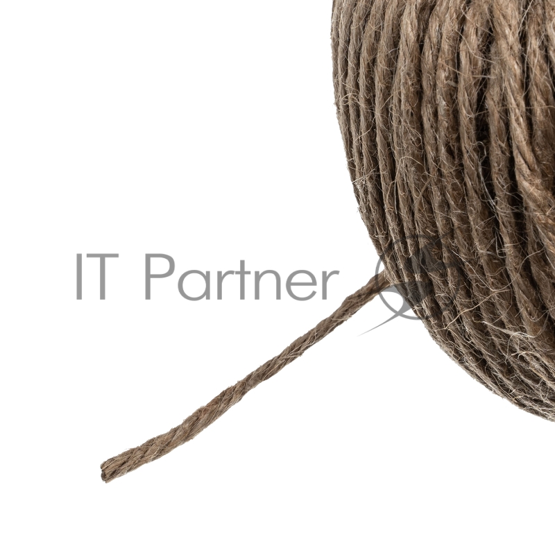 Шпагат джутовый, 2,5 мм, L 60 м, 5-ниточный , Россия// Сибртех