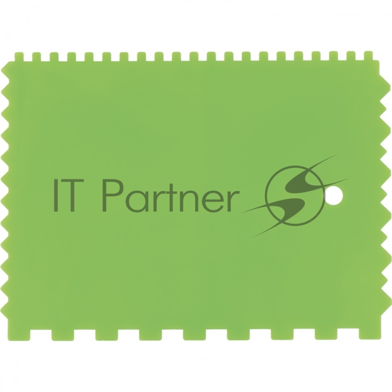 Шпатель для клея, пластмассовый, 130х170 мм, зубчатый// Сибртех