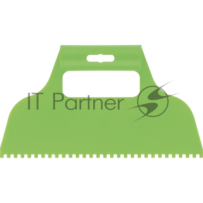 Шпатель для клея, пластмассовый, зубчатый 4х4 мм// Сибртех
