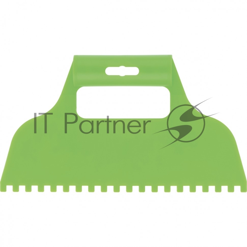 Шпатель для клея, пластмассовый, зубчатый 6х6 мм// Сибртех