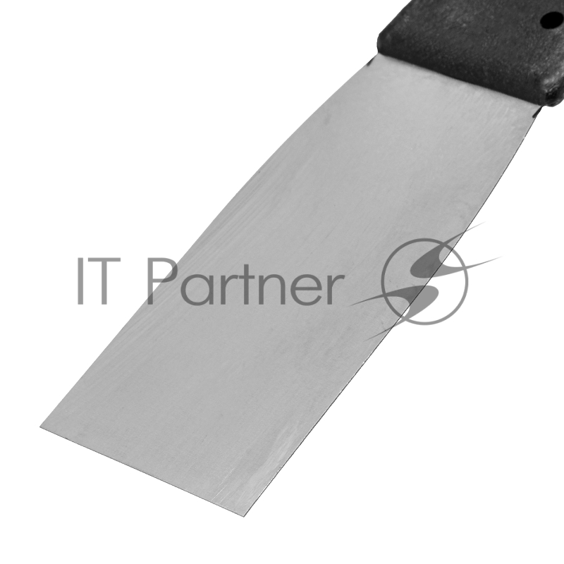 Шпательная лопатка из нержавеющей стали, 40 мм, пластмассовая ручка// Сибртех