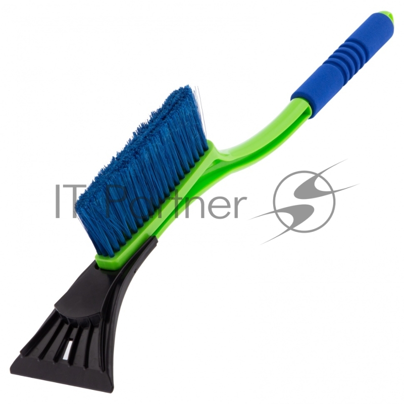 Щетка-сметка для снега со съемным скребком, мягкая рукоятка, 540 мм// Сибртех